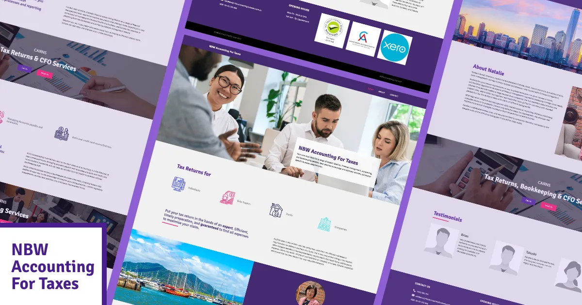 Web Design Cairns Example